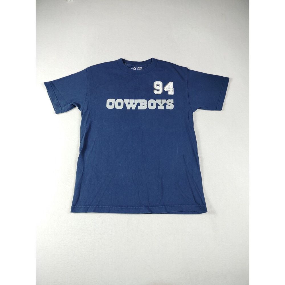 Dallas Cowboys T Shirt Men's Small Blue Team Apparel NFL DeMarcus Ware Football